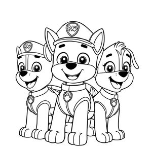 Patrulla Canina: Equipo de Rescate Colorido