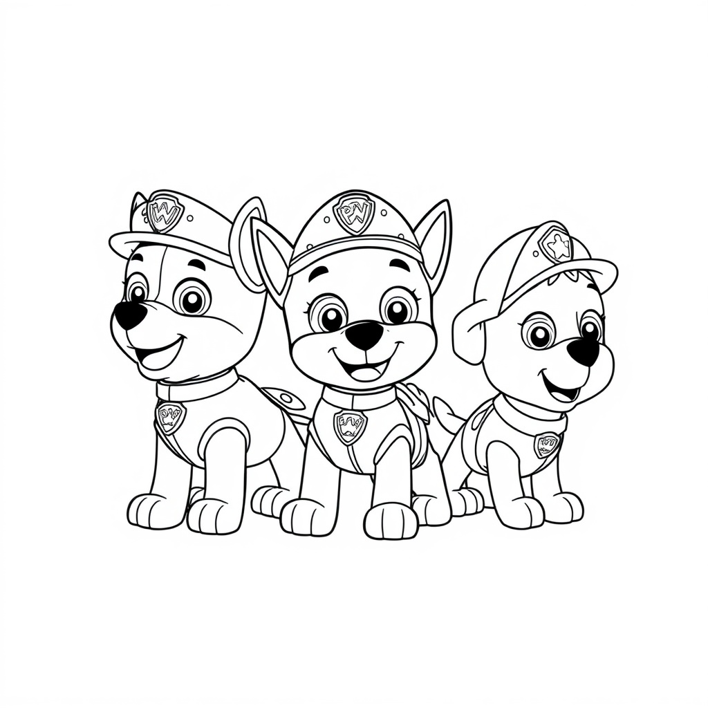 PAW Patrol - Libro para Colorear de Acción