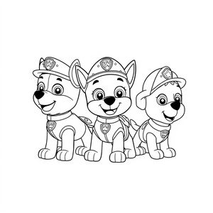 PAW Patrol - Libro para Colorear de Acción