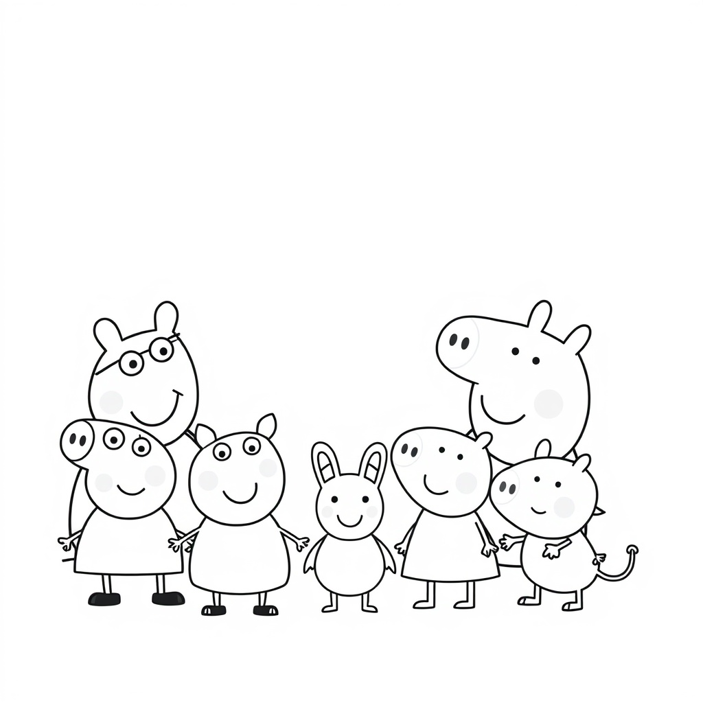 Libro de Colorear de Peppa Pig