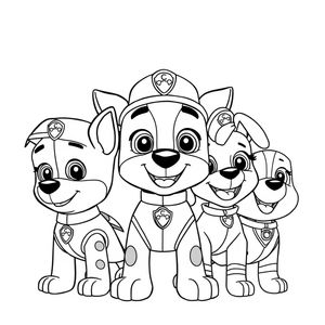Libro para Colorear de PAW Patrol