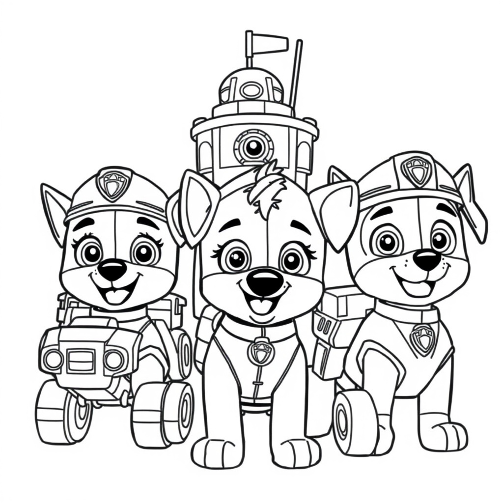 Libro para Colorear PAW Patrol