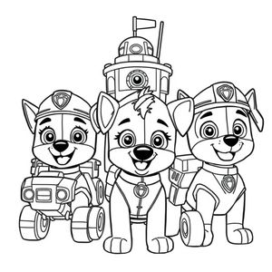 Libro para Colorear PAW Patrol