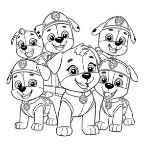 Aventuras de PAW Patrol: Libro para Colorear