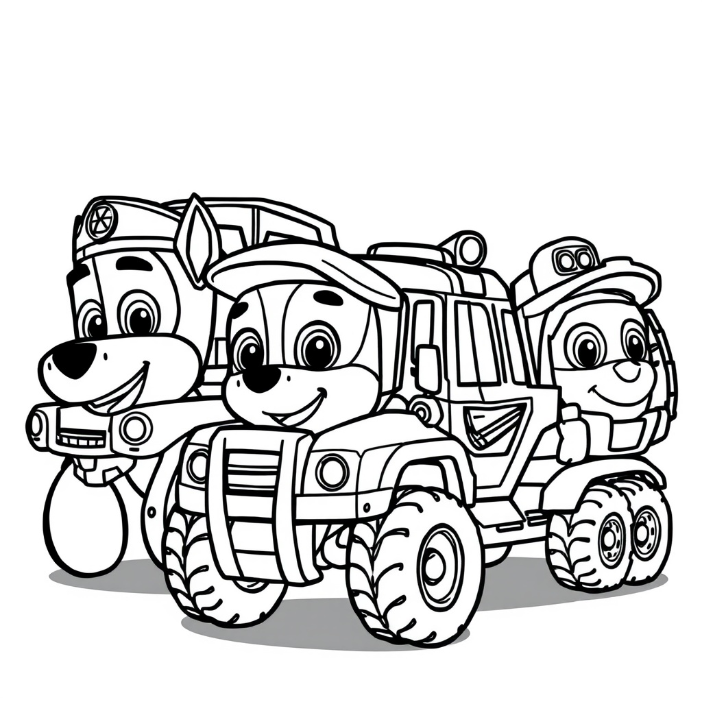 Kolorowanka: Psi Patrol