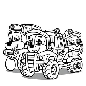 Libro para colorear: Patrulla Canina