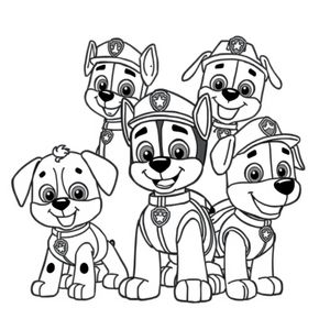 Libro de Colorear de La Patrulla Canina