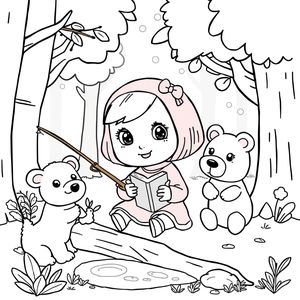Libro de Colorear de Masha y el Oso