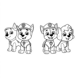 Patrulla Canina - Misión para Colorear