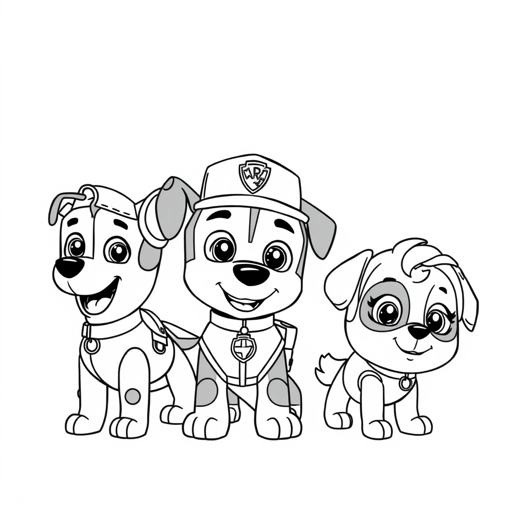 Libro para Colorear de Patrulla Canina