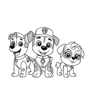 Libro para Colorear de Patrulla Canina