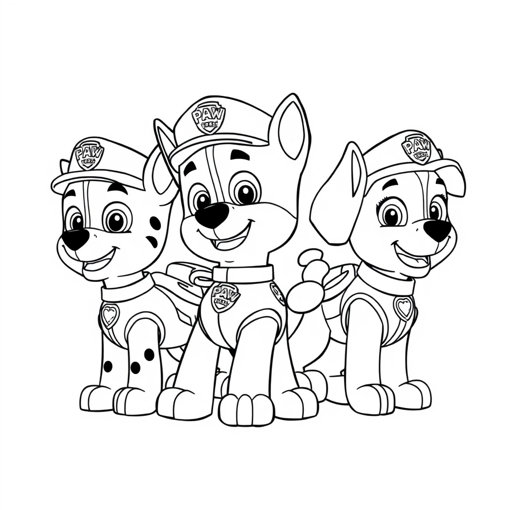 Libro para Colorear de la Patrulla Canina