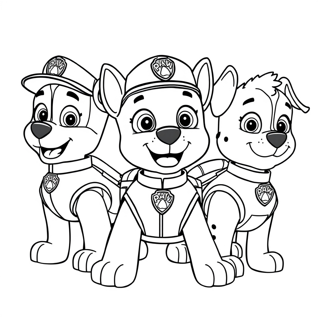 Libro de Colorear de Patrulla Canina