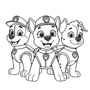 Libro de Colorear de Patrulla Canina