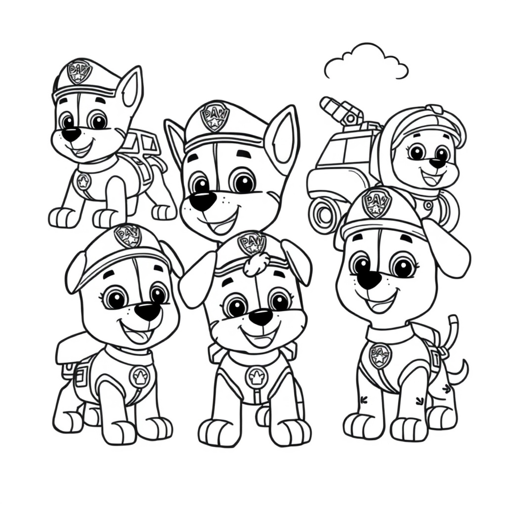 Patrulla Canina: Coloreando Aventuras
