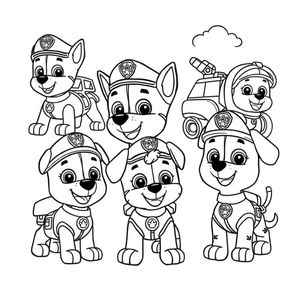Patrulla Canina: Coloreando Aventuras