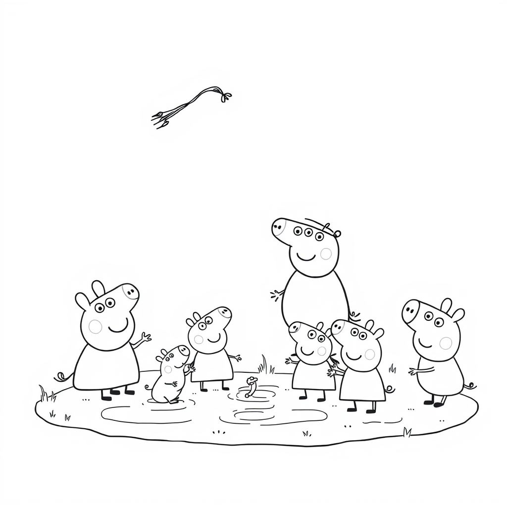 Libro de Colorear de Peppa Pig