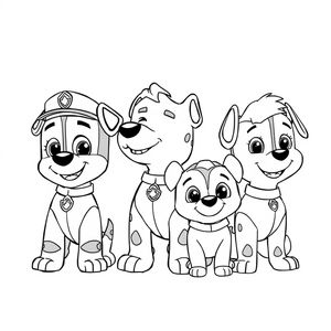 Libro de Colorear: Patrulla Canina