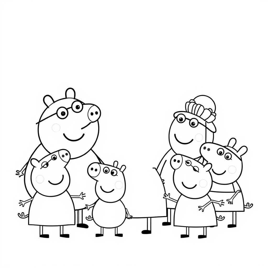 Libro para Colorear de Peppa Pig
