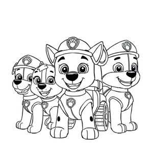 Libro para Colorear de Patrulla de Cachorros