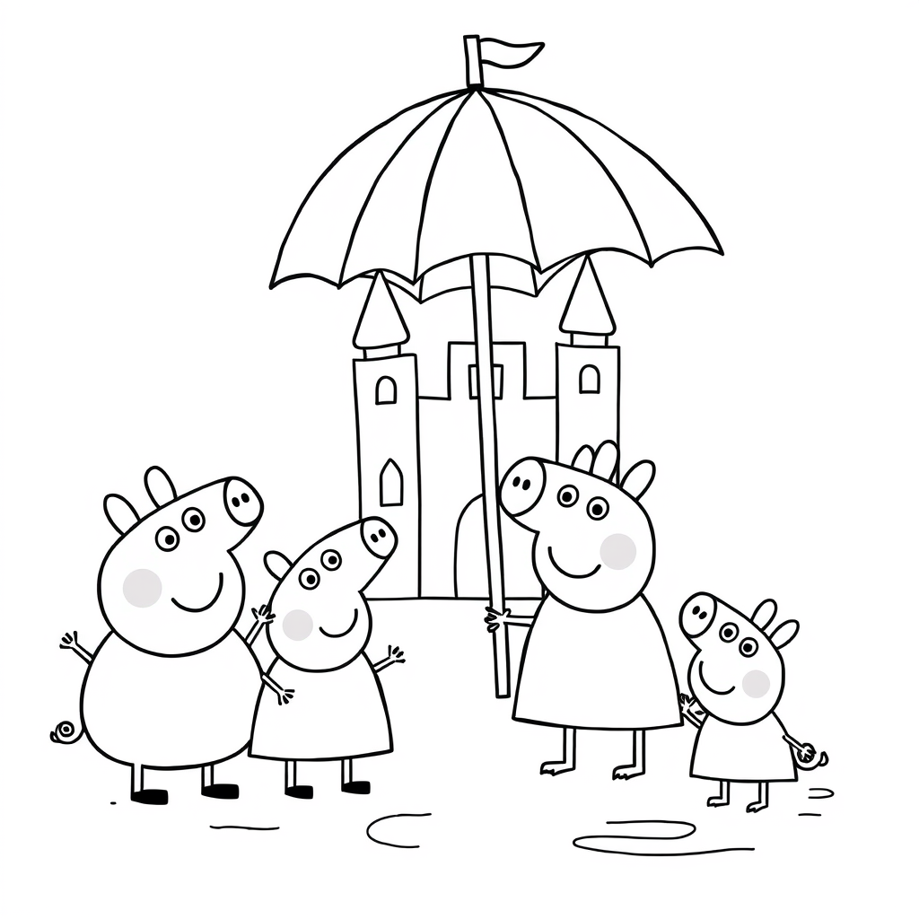 Peppa Pig - Libro de Colorear Peppa y Amigos