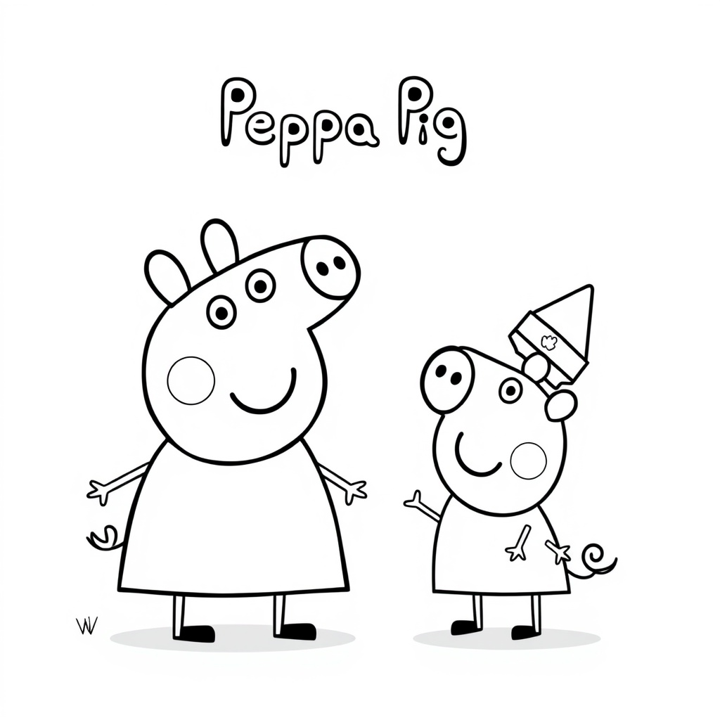 Libro para Colorear de Peppa Pig - Aventuras