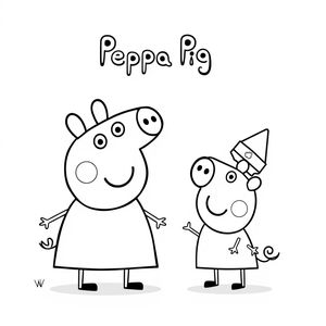 Libro para Colorear de Peppa Pig - Aventuras