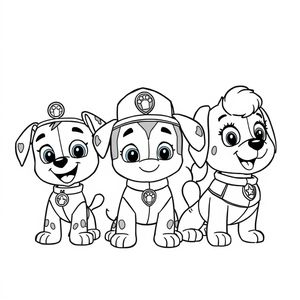 Libro para Colorear - La Patrulla Canina