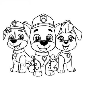 Libro de Colorear de Patrulla de Cachorros