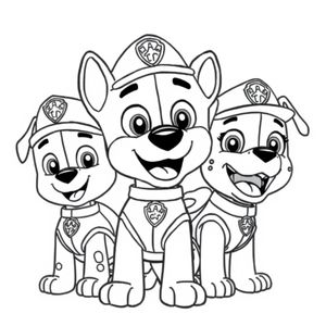 Libro para Colorear: Patrulla Canina