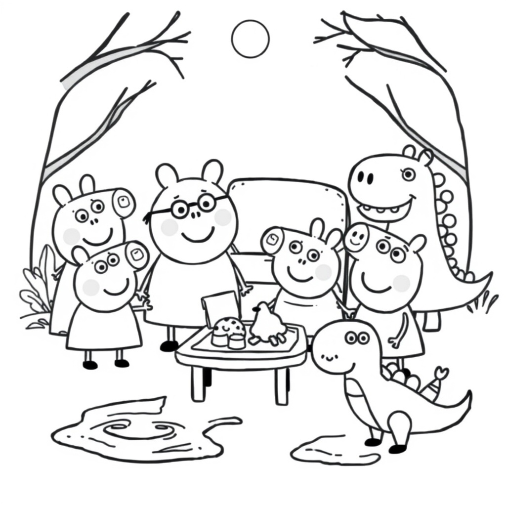 Libro de Colorear de Peppa Pig