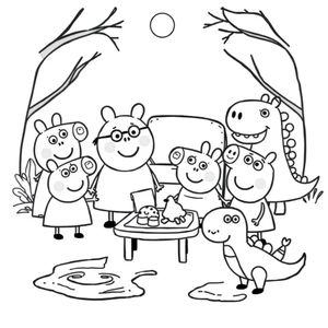 Libro de Colorear de Peppa Pig