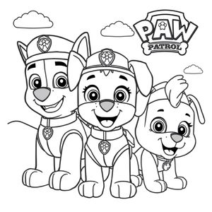 Libro para Colorear: Patrulla de Cachorros