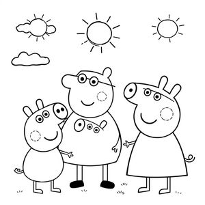 Libro para Colorear de Peppa Pig