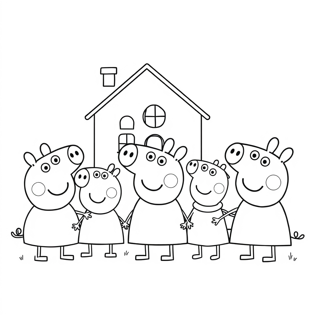 Libro para Colorear de Peppa Pig