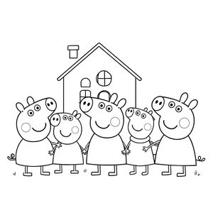 Libro para Colorear de Peppa Pig