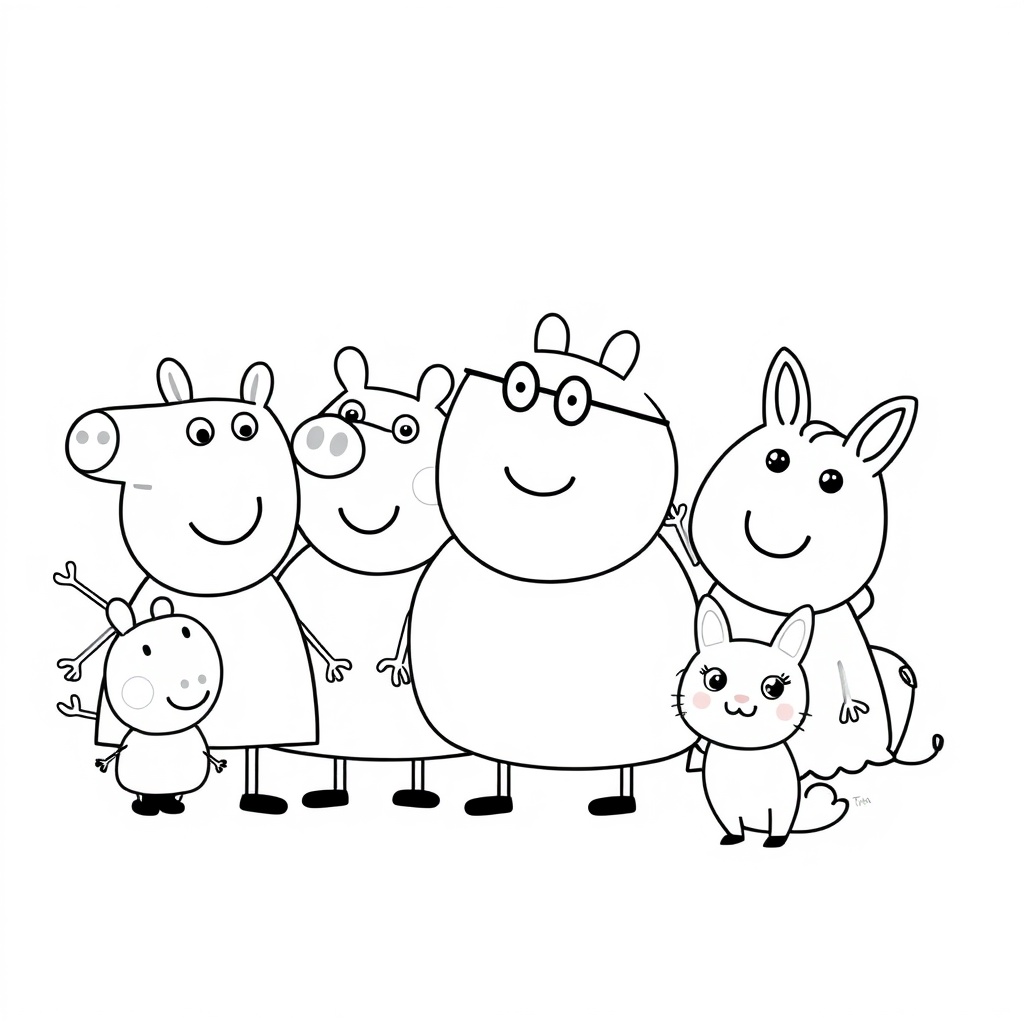 Libro para Colorear de Peppa Pig