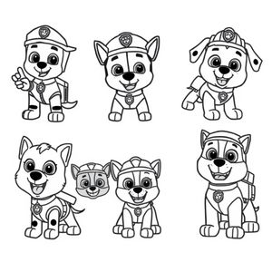 Libro para Colorear Patrulla Canina