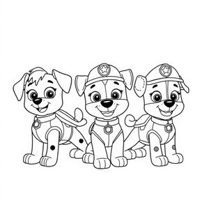 Patrulla Canina - Libro de Colorear Héroes al Rescate