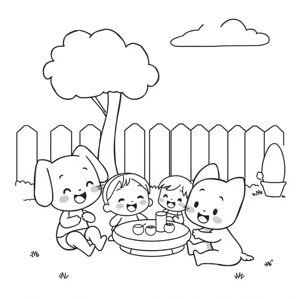 Libro para Colorear de Bluey