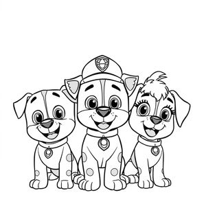 Patrulla Canina - Libro para Colorear con Personajes Favoritos