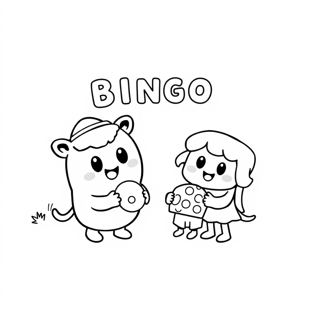 Kolorowanka Bluey: Niezwykłe Przygody