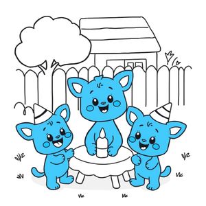 Libro para Colorear de Bluey