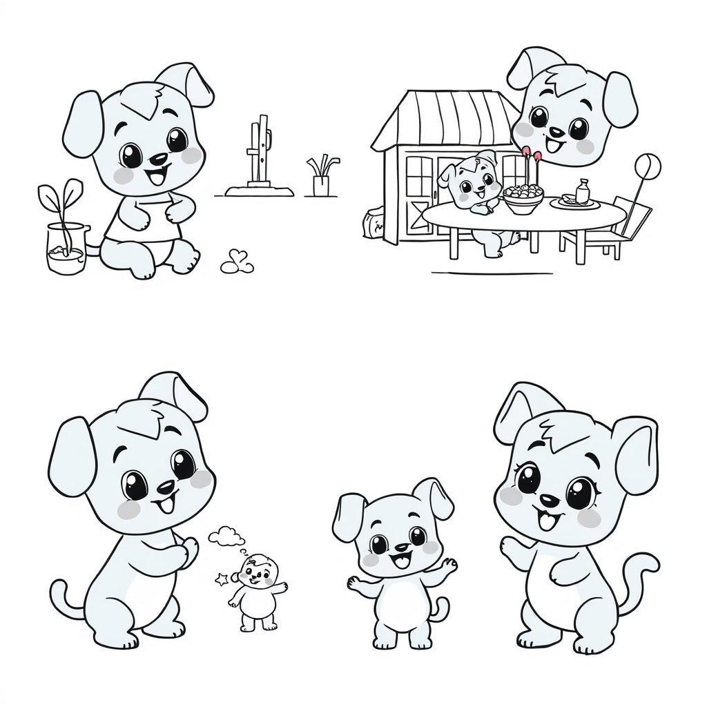 Libro para colorear de Bluey