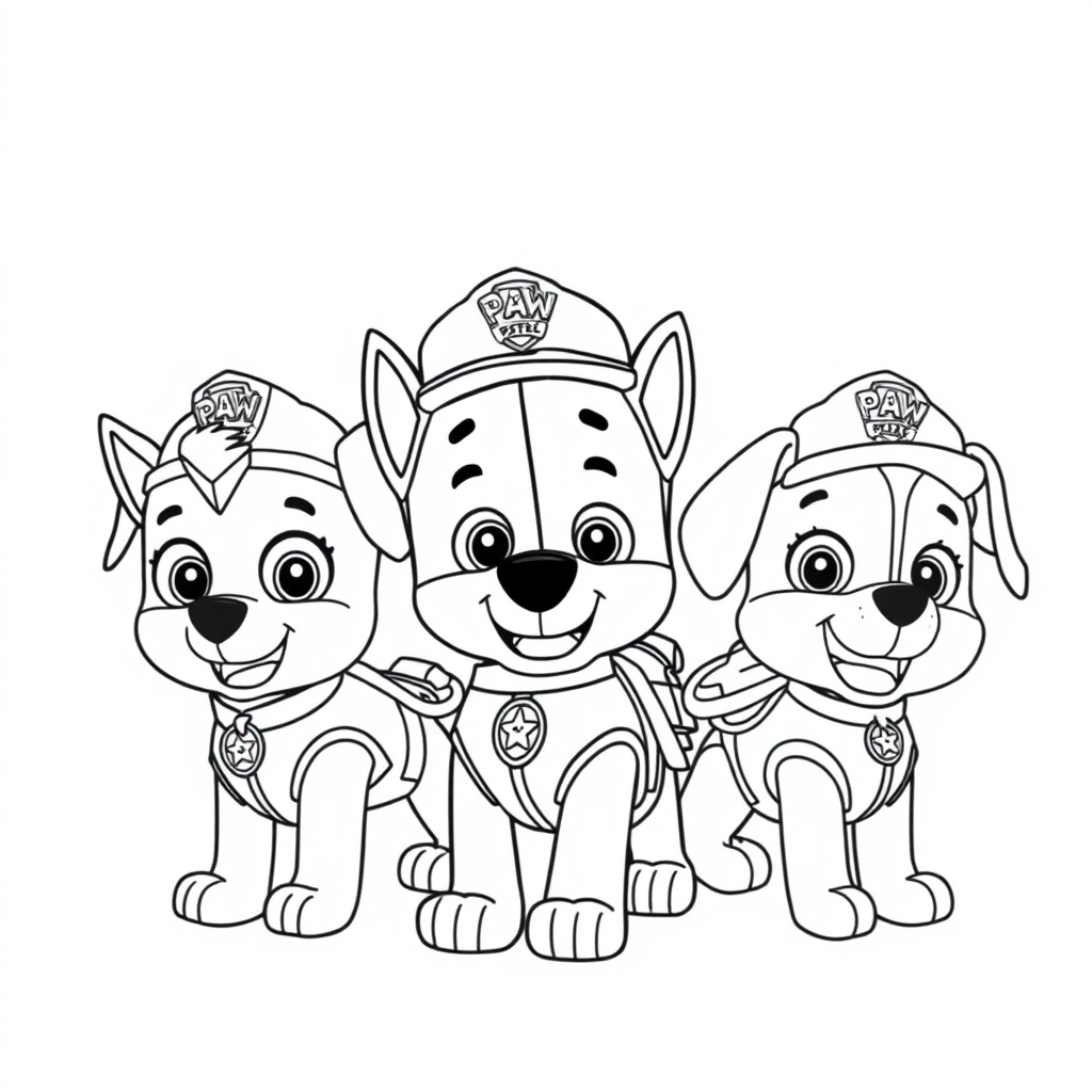 Libro para Colorear de la Patrulla Canina