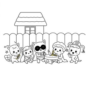 Libro para Colorear de Bluey