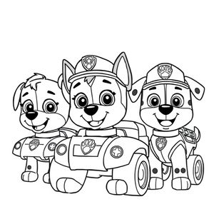 Libro de Colorear de Patrulla Canina