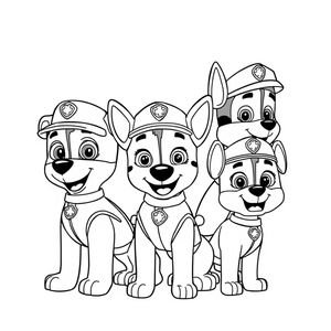 Libro para colorear de PAW Patrol
