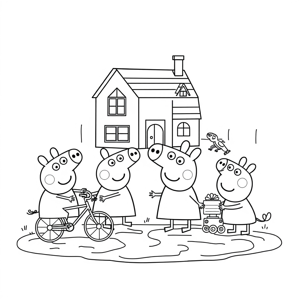 Libro para Colorear Peppa Pig