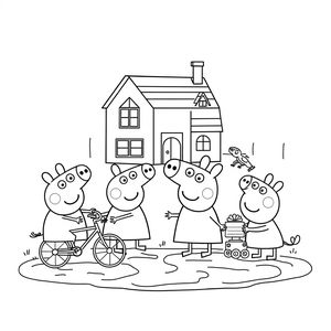 Libro para Colorear Peppa Pig